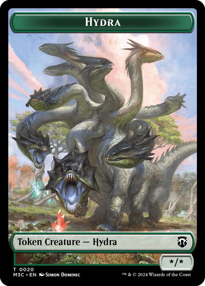 Hydra Boar Double Sided Token 20 // 17 (Commander: Modern Horizons 3)  | Good Games Adelaide SA