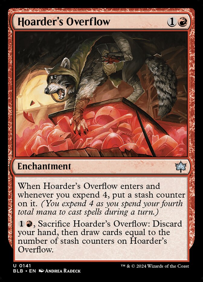 Hoarder's Overflow 141 (Bloomburrow)  | Good Games Adelaide SA