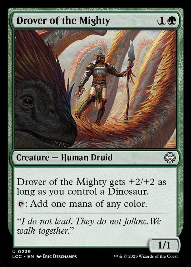 Drover of the Mighty 239 (Commander: The Lost Caverns of Ixalan)  | Good Games Adelaide SA