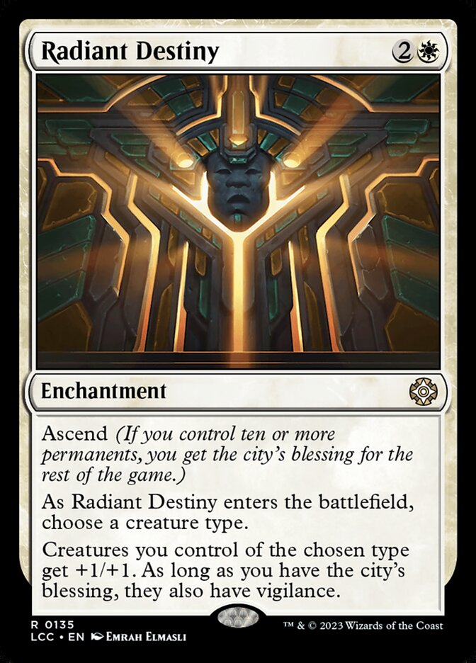 Radiant Destiny 135 (Commander: The Lost Caverns of Ixalan)  | Good Games Adelaide SA