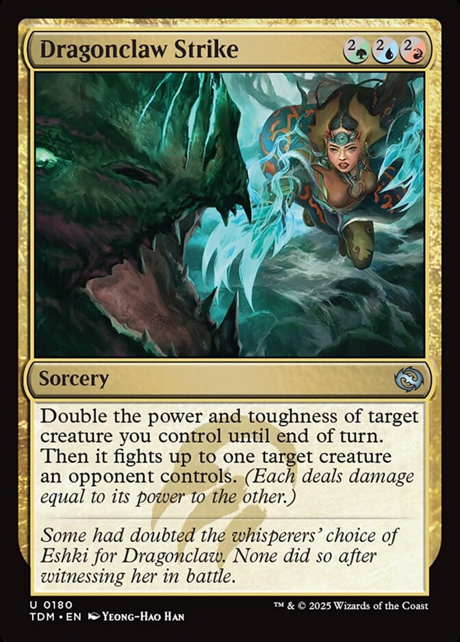 Dragonclaw Strike 180 (Tarkir: Dragonstorm)  - Foil | Good Games Adelaide SA