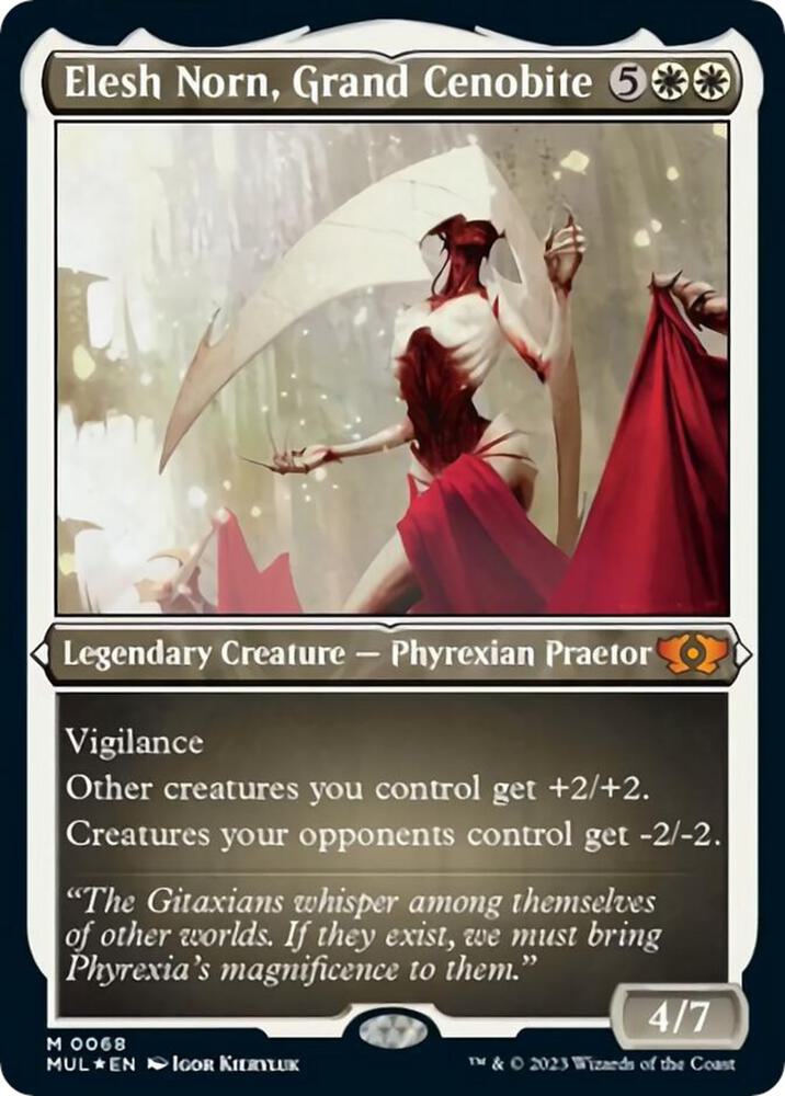 Elesh Norn, Grand Cenobite 68 (March of the Machine: Multiverse Legends)  - Etched Foil | Good Games Adelaide SA