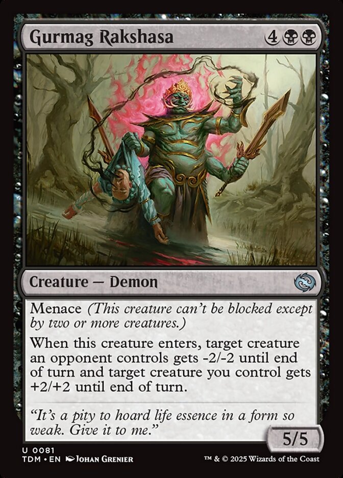 Gurmag Rakshasa 81 (Tarkir: Dragonstorm)  - Foil | Good Games Adelaide SA