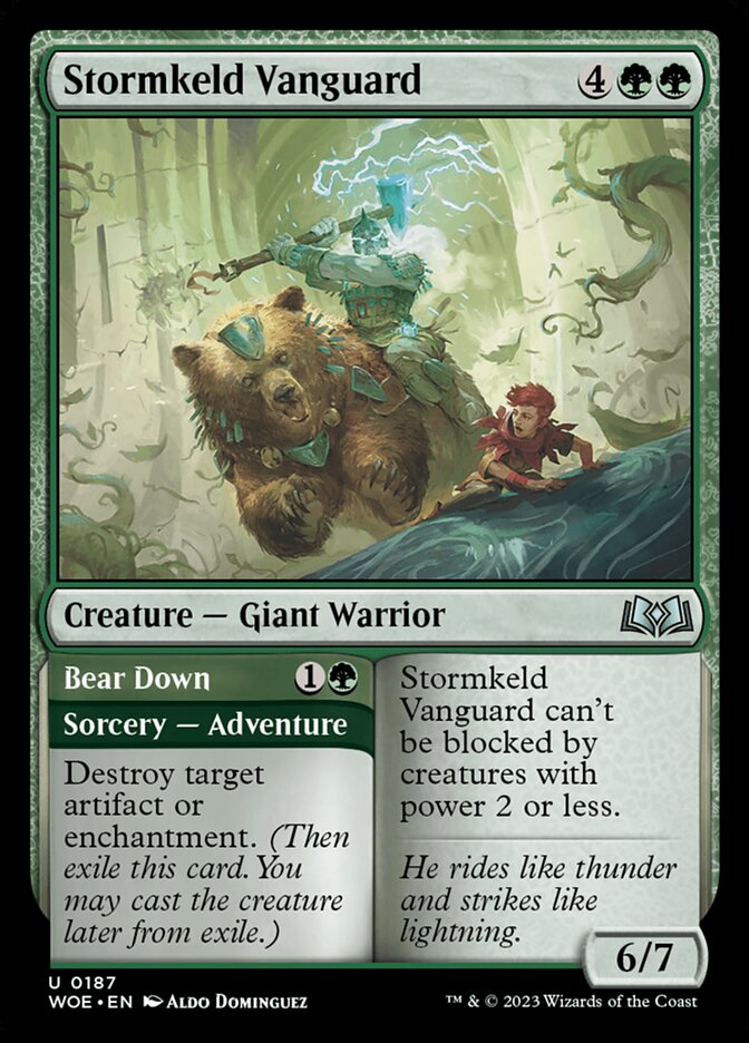 Stormkeld Vanguard 187 (Wilds of Eldraine)  - Foil | Good Games Adelaide SA