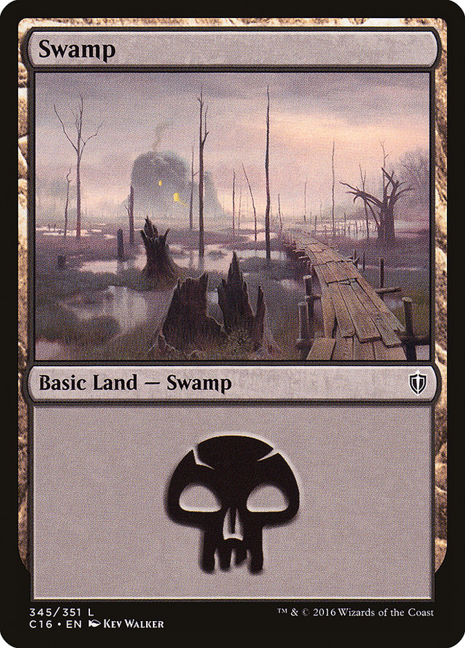 Swamp 345 (Commander 2016)  | Good Games Adelaide SA