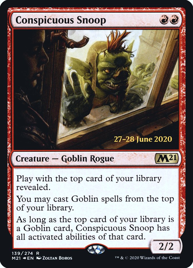 Conspicuous Snoop 139 (Prerelease Cards)  - Foil | Good Games Adelaide SA