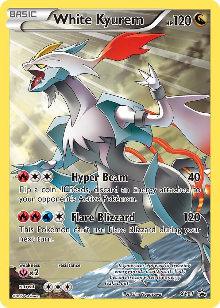White Kyurem Full Art Promo XY81 (XY Promos)  - Holofoil | Good Games Adelaide SA