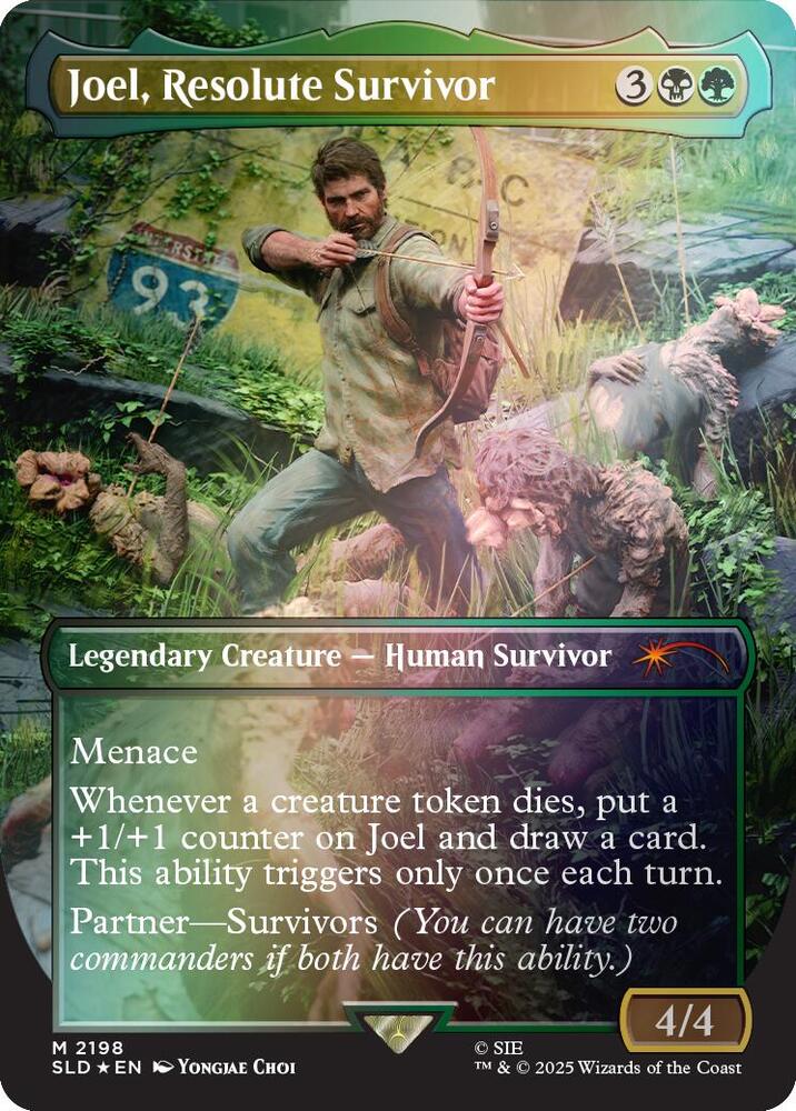 Joel Resolute Survivor Rainbow Foil 2198 (Secret Lair Drop Series)  - Foil | Good Games Adelaide SA