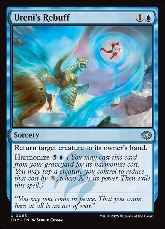 Ureni's Rebuff 63 (Tarkir: Dragonstorm)  | Good Games Adelaide SA
