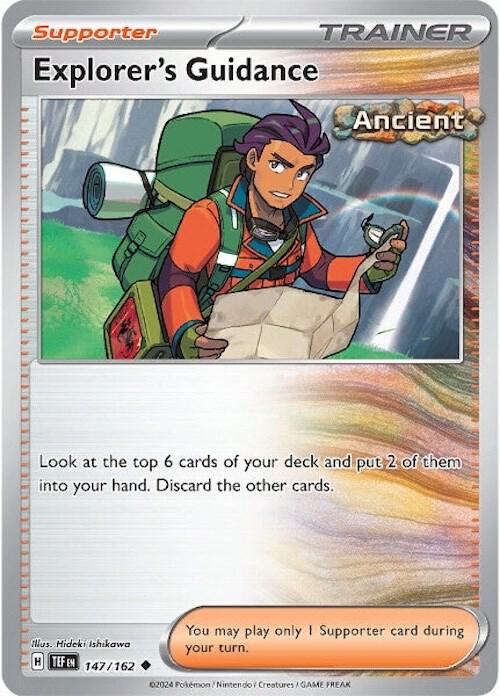 Explorer's Guidance 147/162 (SV05: Temporal Forces)  - Reverse Holofoil | Good Games Adelaide SA