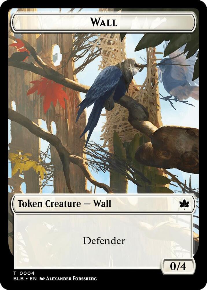 Wall Token 4 (Bloomburrow)  | Good Games Adelaide SA