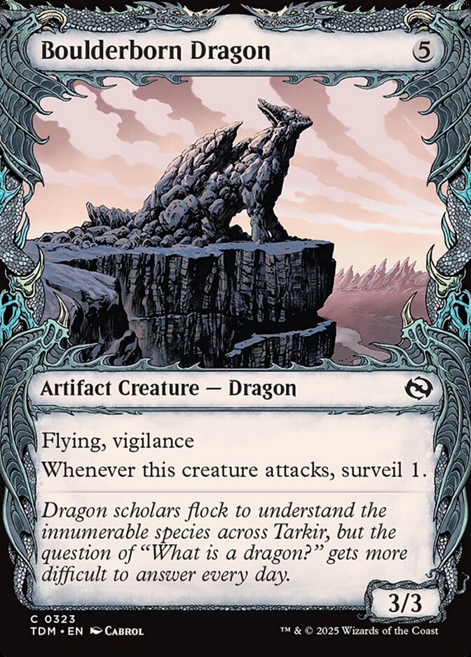 Boulderborn Dragon 323 (Tarkir: Dragonstorm)  | Good Games Adelaide SA