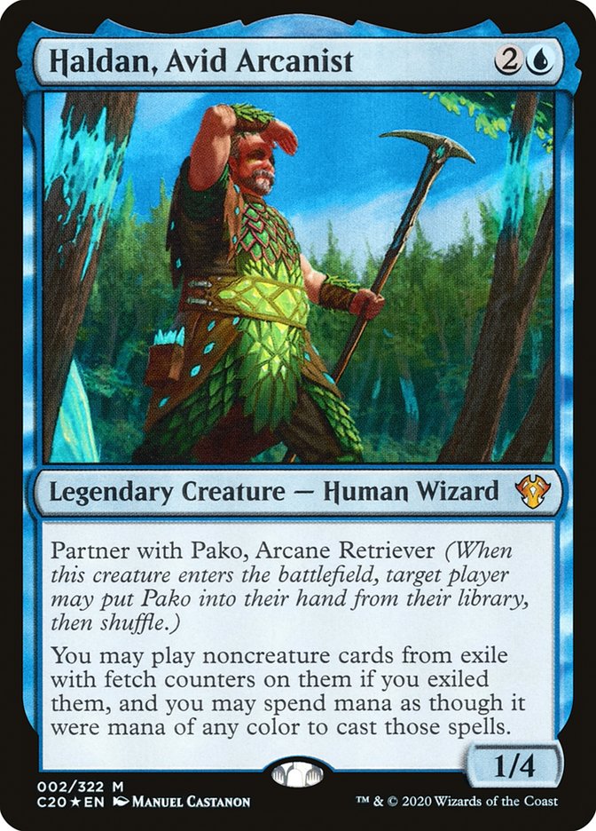 Haldan, Avid Arcanist 2 (Commander 2020)  | Good Games Adelaide SA