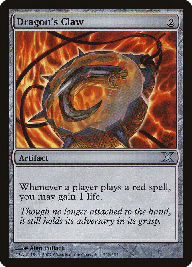 Dragon's Claw 322 (10th Edition)  - Foil | Good Games Adelaide SA