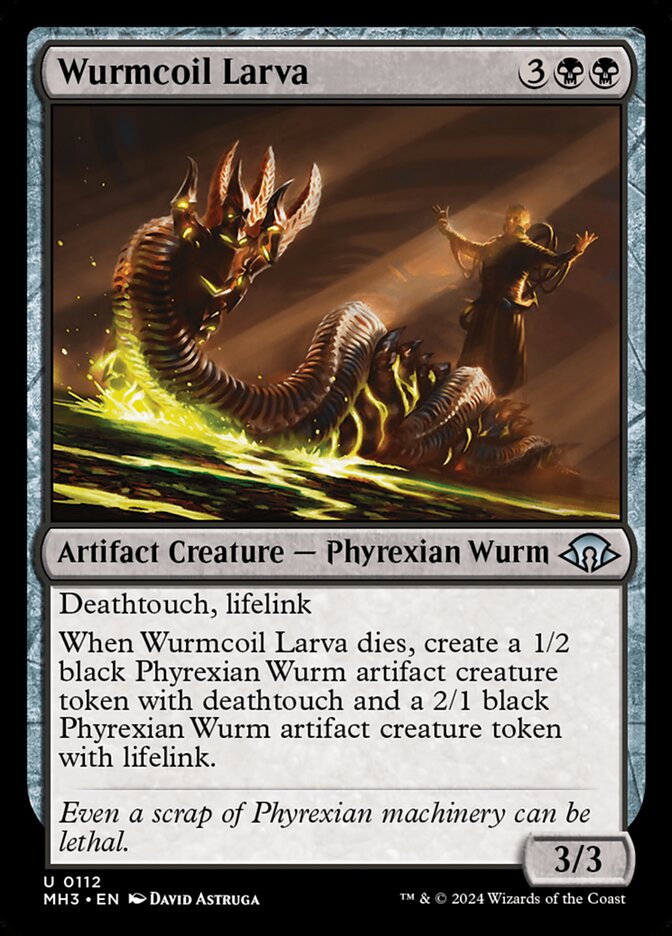 Wurmcoil Larva 112 (Modern Horizons 3)  - Foil | Good Games Adelaide SA