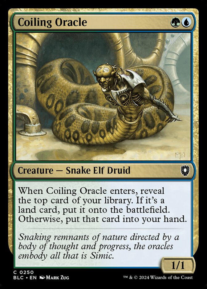 Coiling Oracle 250 (Commander: Bloomburrow)  | Good Games Adelaide SA