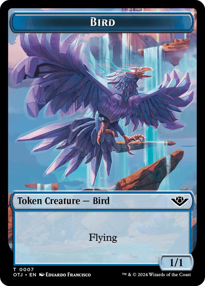 Bird Token 7 (Outlaws of Thunder Junction)  | Good Games Adelaide SA