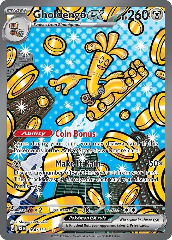 Gholdengo ex 164/131 (SV: Prismatic Evolutions)  - Holofoil | Good Games Adelaide SA