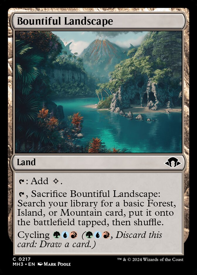 Bountiful Landscape 217 (Modern Horizons 3)  - Foil | Good Games Adelaide SA