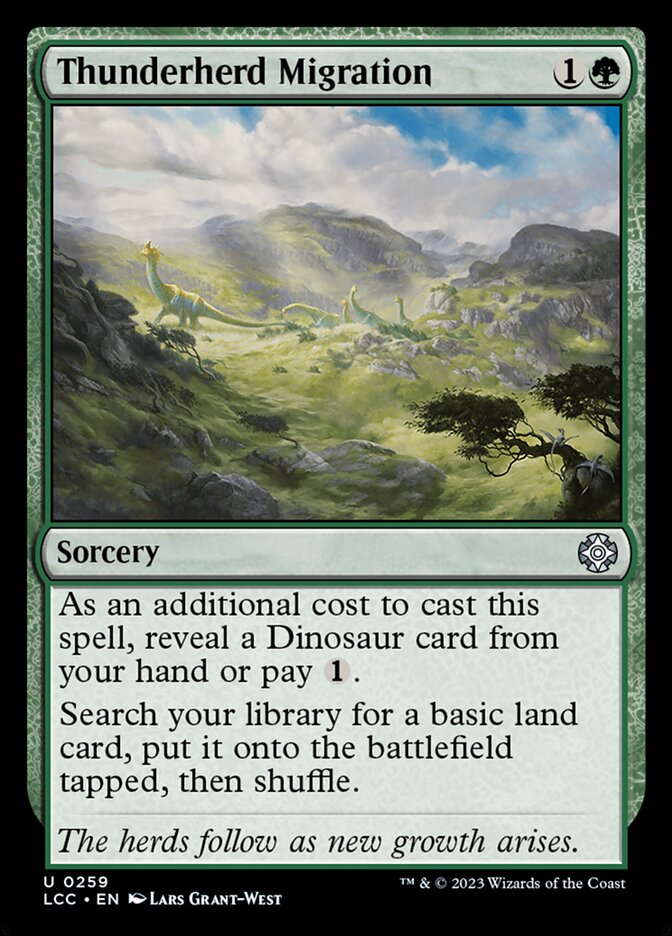 Thunderherd Migration 259 (Commander: The Lost Caverns of Ixalan)  | Good Games Adelaide SA