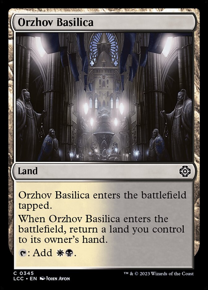 Orzhov Basilica 345 (Commander: The Lost Caverns of Ixalan)  | Good Games Adelaide SA