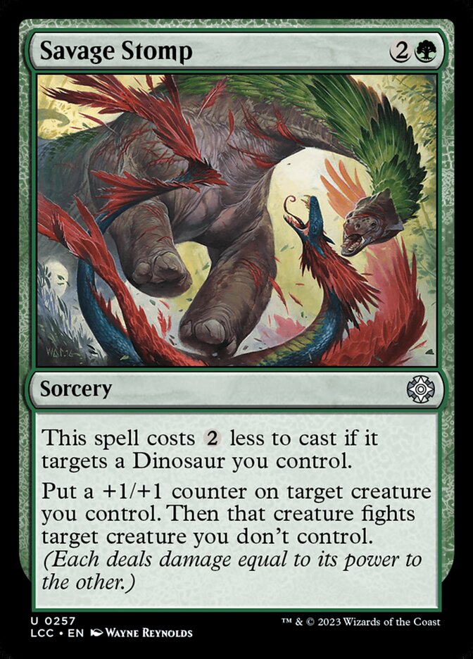 Savage Stomp 257 (Commander: The Lost Caverns of Ixalan)  | Good Games Adelaide SA