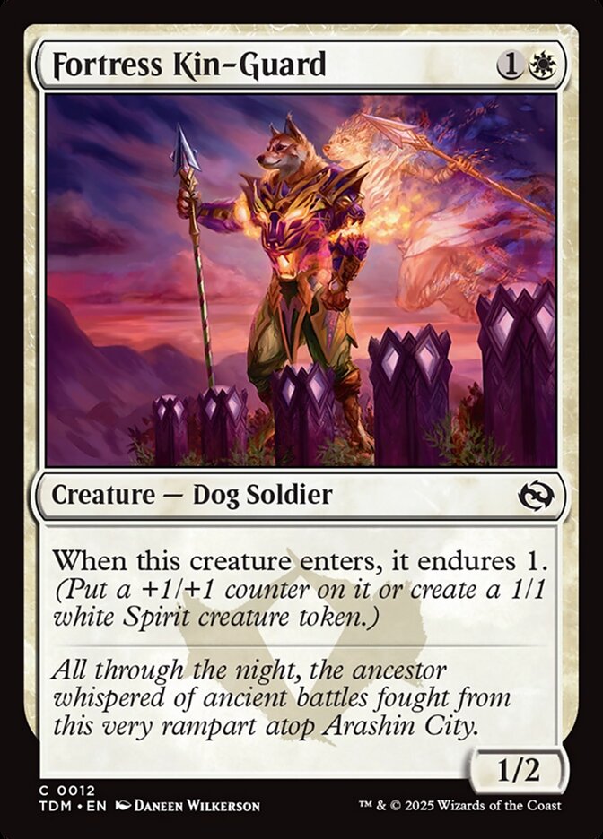 Fortress Kin-Guard 12 (Tarkir: Dragonstorm)  - Foil | Good Games Adelaide SA