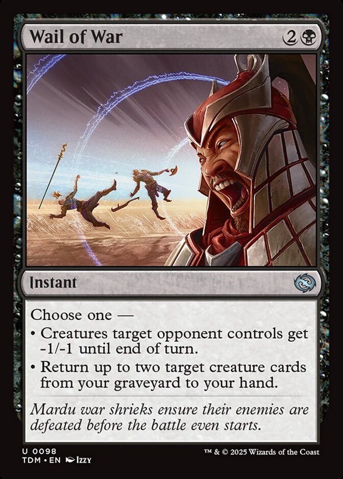 Wail of War 98 (Tarkir: Dragonstorm)  - Foil | Good Games Adelaide SA