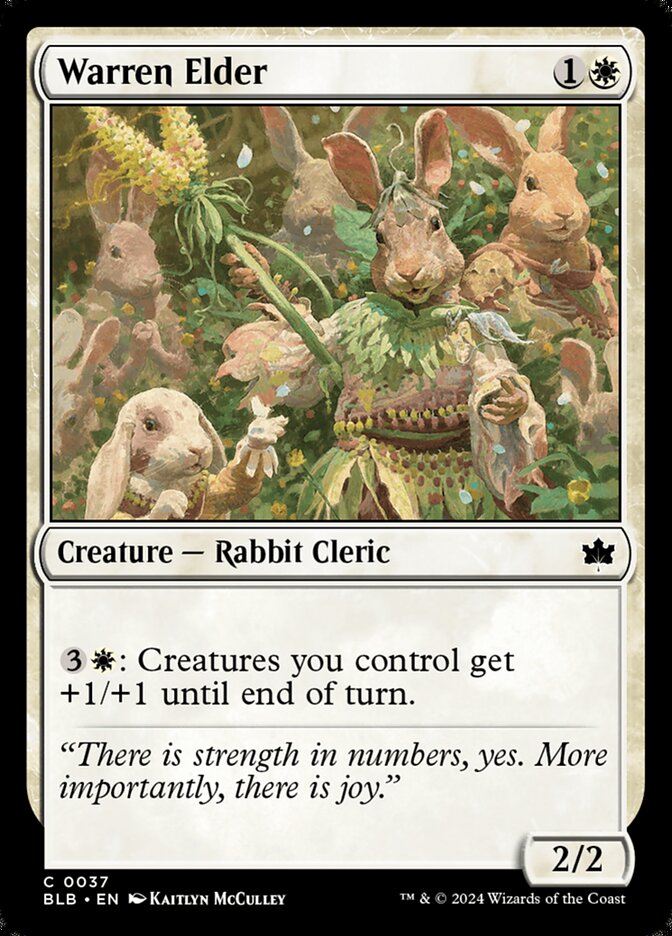 Warren Elder 37 (Bloomburrow)  - Foil | Good Games Adelaide SA