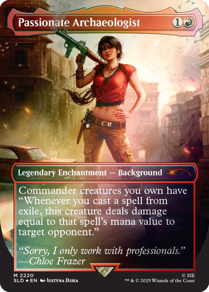 Passionate Archaeologist Rainbow Foil 2220 (Secret Lair Drop Series)  - Foil | Good Games Adelaide SA