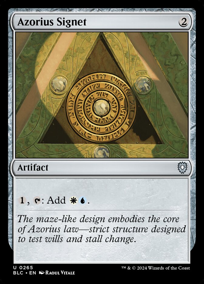 Azorius Signet 265 (Commander: Bloomburrow)  | Good Games Adelaide SA