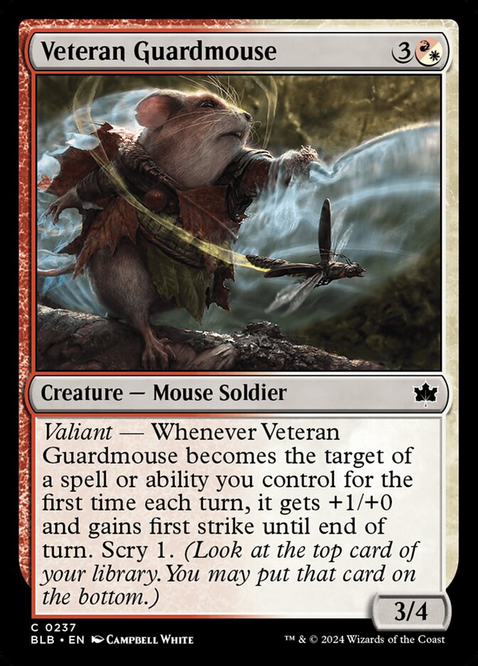 Veteran Guardmouse 237 (Bloomburrow)  | Good Games Adelaide SA