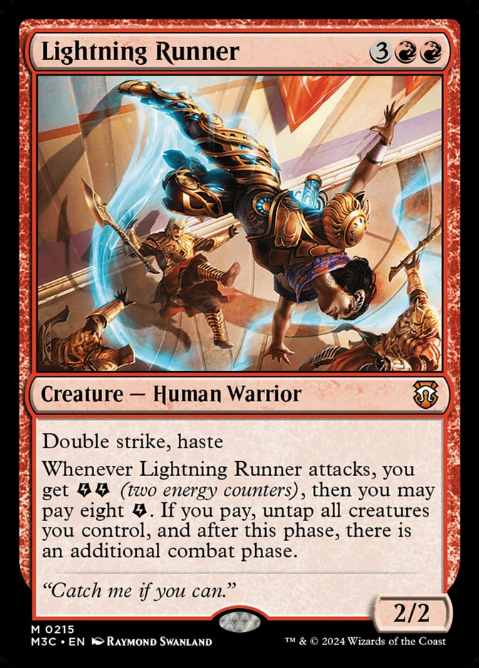 Lightning Runner 215 (Commander: Modern Horizons 3)  | Good Games Adelaide SA