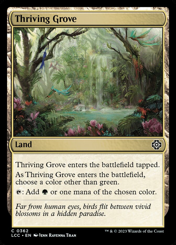 Thriving Grove 362 (Commander: The Lost Caverns of Ixalan)  | Good Games Adelaide SA