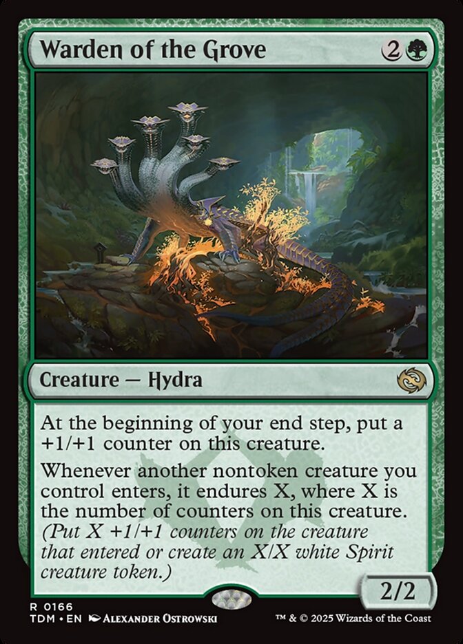 Warden of the Grove 166 (Tarkir: Dragonstorm)  | Good Games Adelaide SA