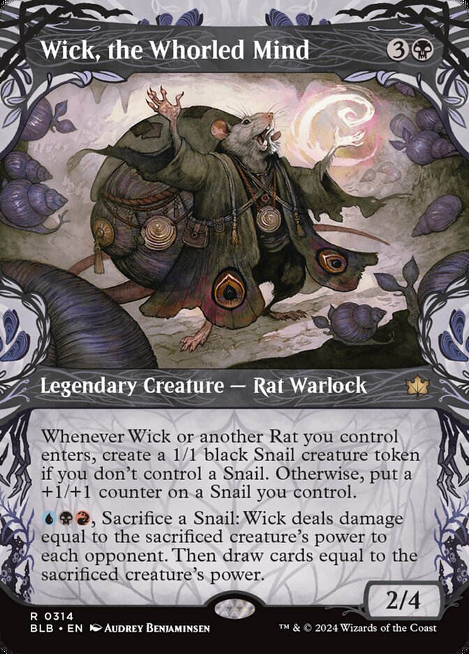Wick, the Whorled Mind 314 (Bloomburrow)  - Foil | Good Games Adelaide SA