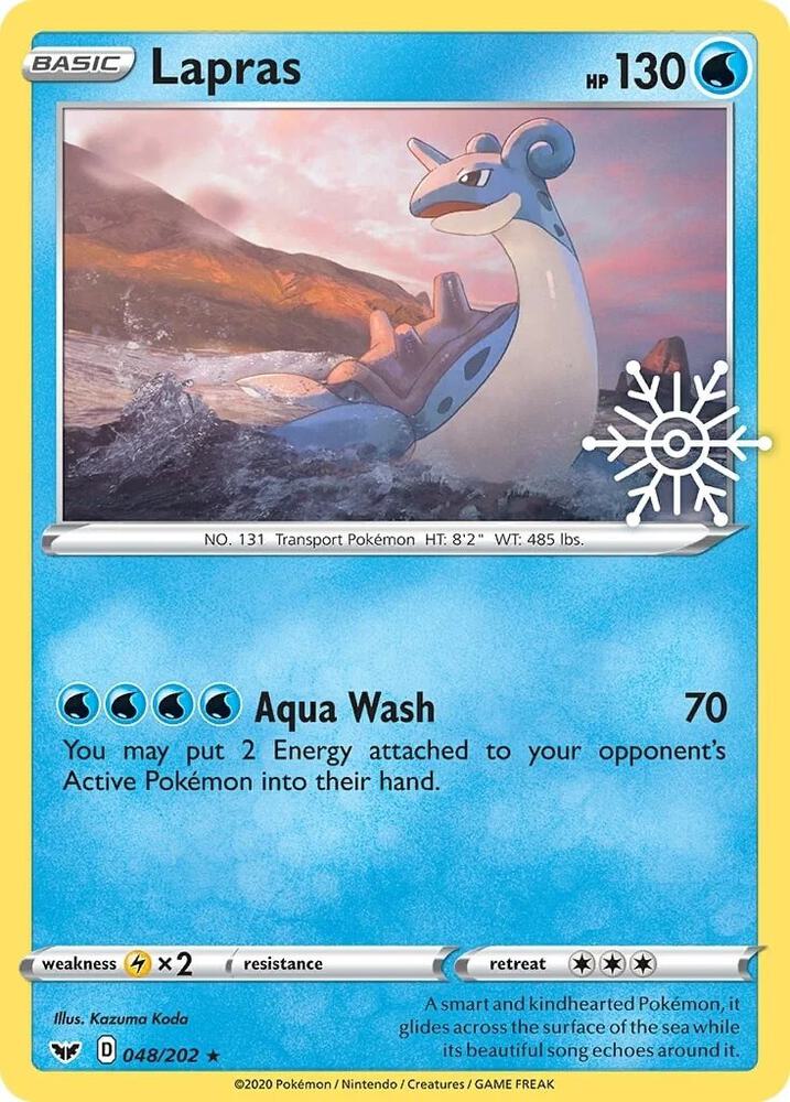 Lapras Holiday Calendar 048/202 (Miscellaneous Cards & Products)  - Holofoil | Good Games Adelaide SA