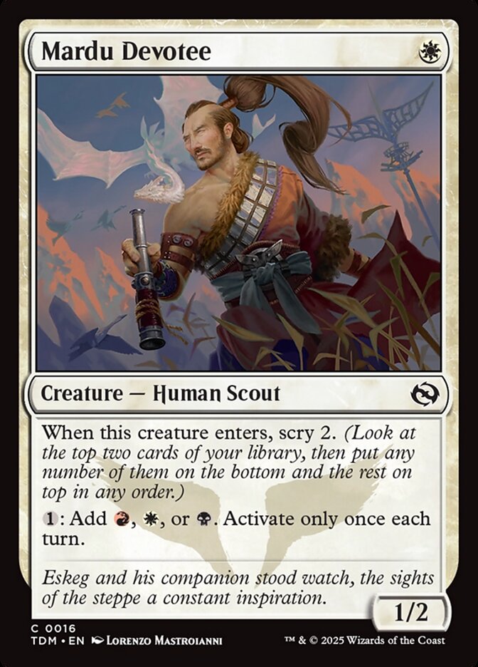 Mardu Devotee 16 (Tarkir: Dragonstorm)  - Foil | Good Games Adelaide SA