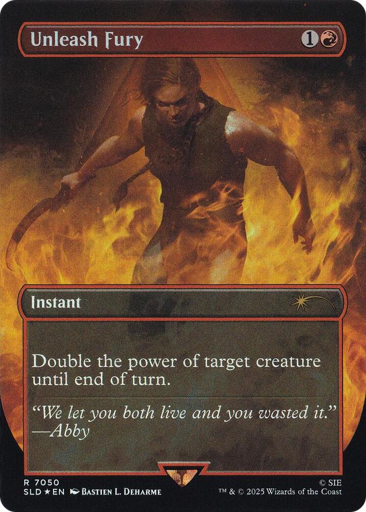 Unleash Fury Rainbow Foil 7050 (Secret Lair Drop Series)  - Foil | Good Games Adelaide SA