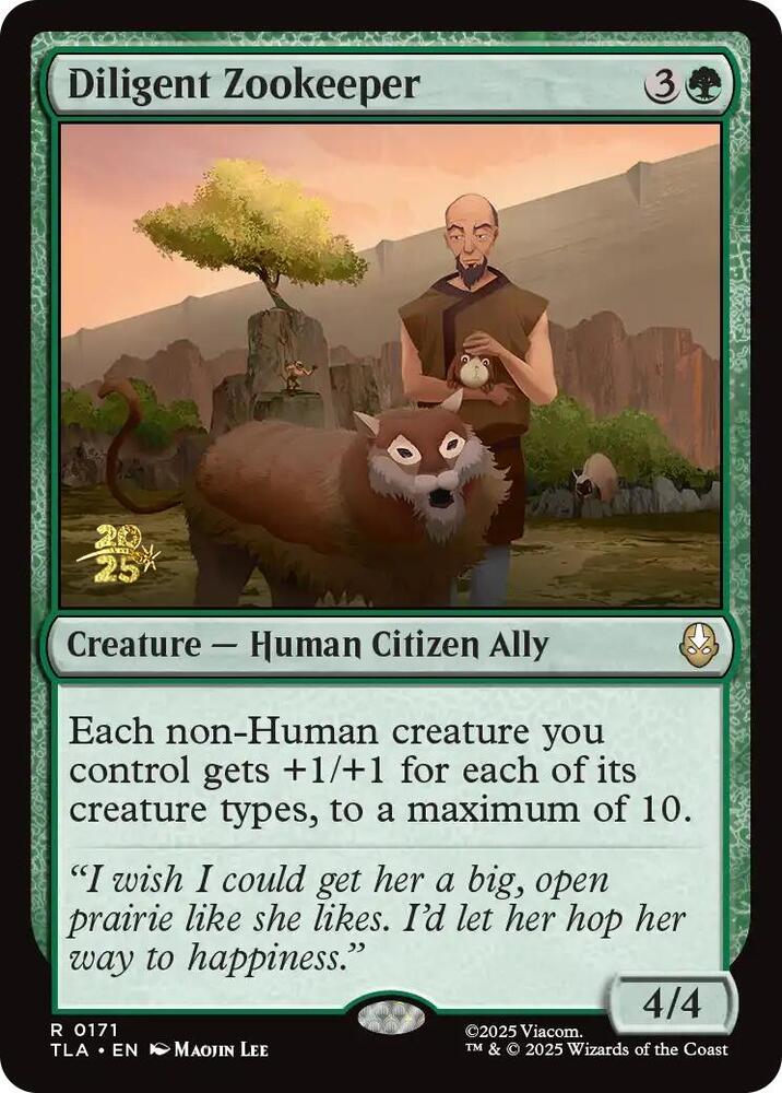 Diligent Zookeeper 171 (Prerelease Cards)  - Foil | Good Games Adelaide SA
