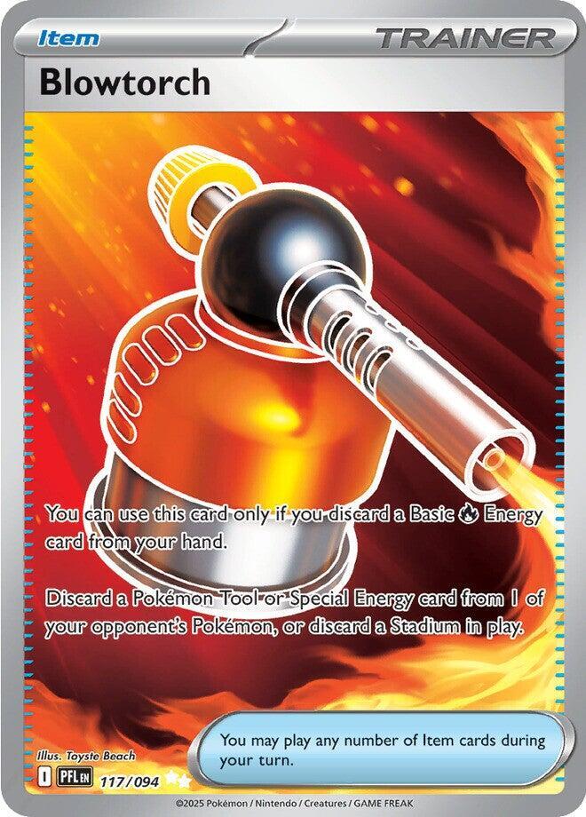 Blowtorch 117/094 (ME02: Phantasmal Flames)  - Holofoil | Good Games Adelaide SA