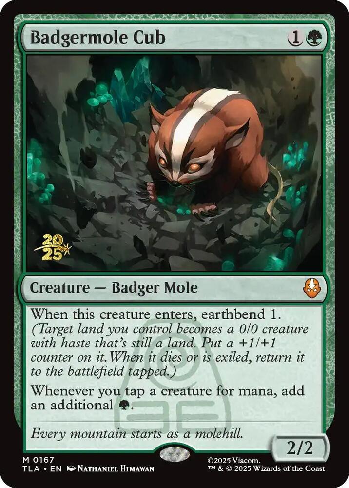 Badgermole Cub 167 (Prerelease Cards)  - Foil | Good Games Adelaide SA