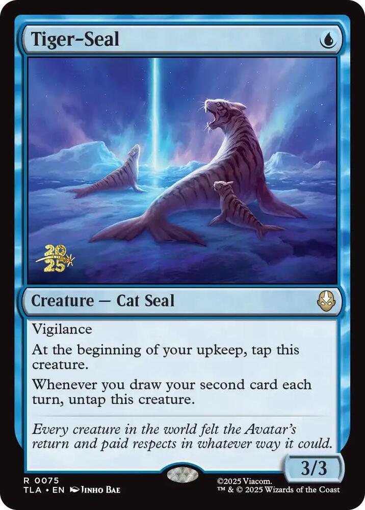 Tiger Seal 75 (Prerelease Cards)  - Foil | Good Games Adelaide SA