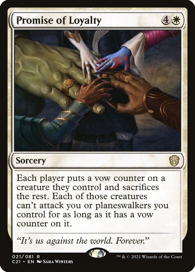 Promise of Loyalty 21 (Commander 2021)  | Good Games Adelaide SA