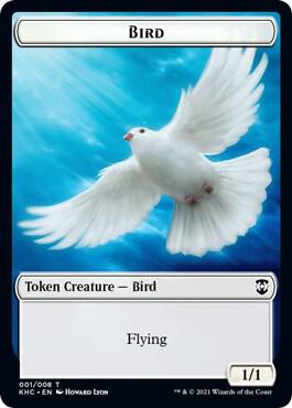 Bird 001 Soldier Double Sided Token 1 // 4 (Commander: Kaldheim)  | Good Games Adelaide SA