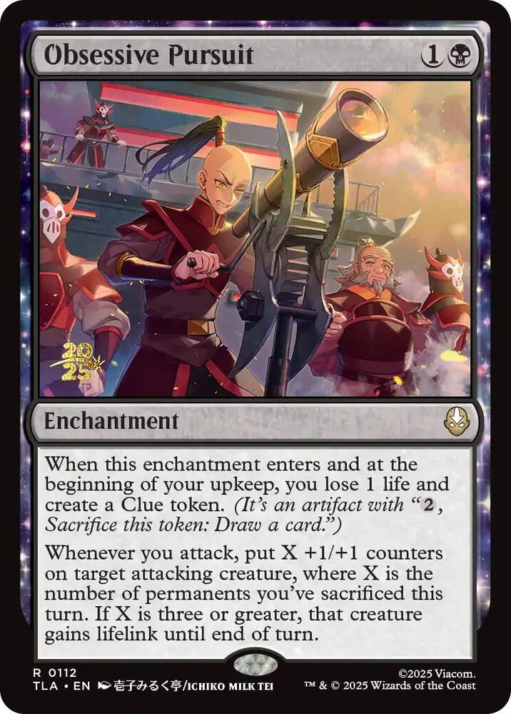 Obsessive Pursuit 112 (Prerelease Cards)  - Foil | Good Games Adelaide SA