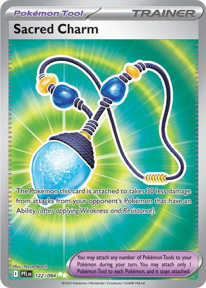 Sacred Charm 122/094 (ME02: Phantasmal Flames)  - Holofoil | Good Games Adelaide SA