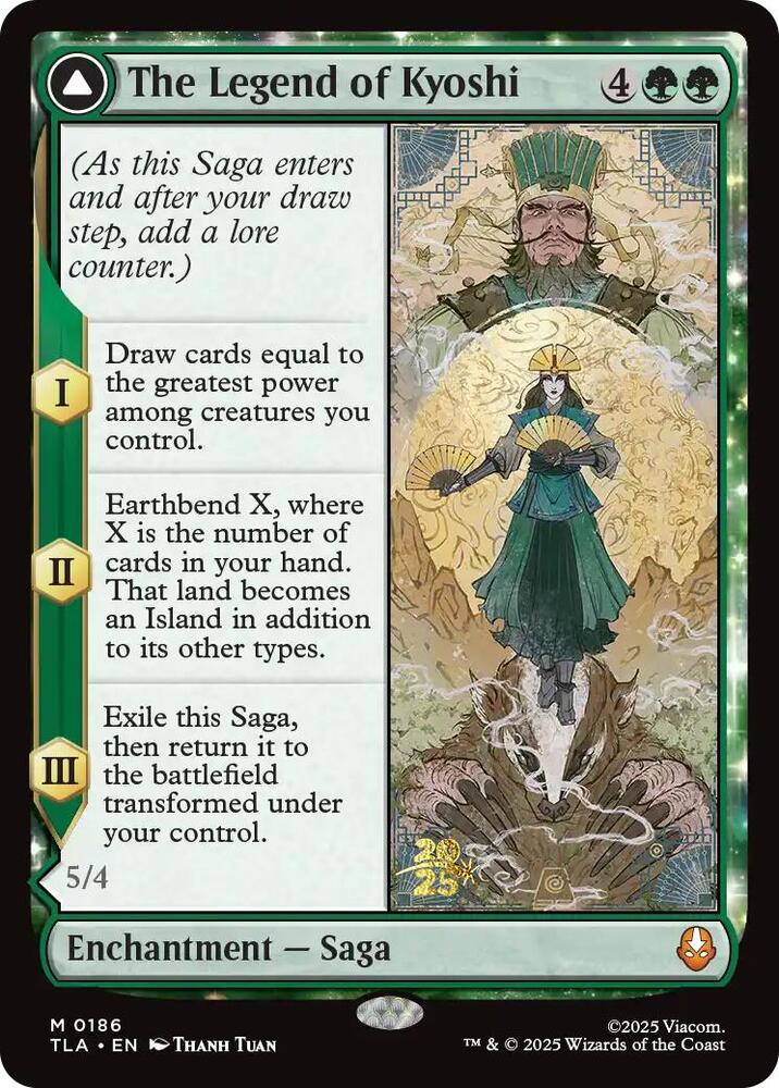 The Legend of Kyoshi 186 (Prerelease Cards)  - Foil | Good Games Adelaide SA