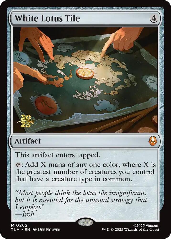 White Lotus Tile 262 (Prerelease Cards)  - Foil | Good Games Adelaide SA