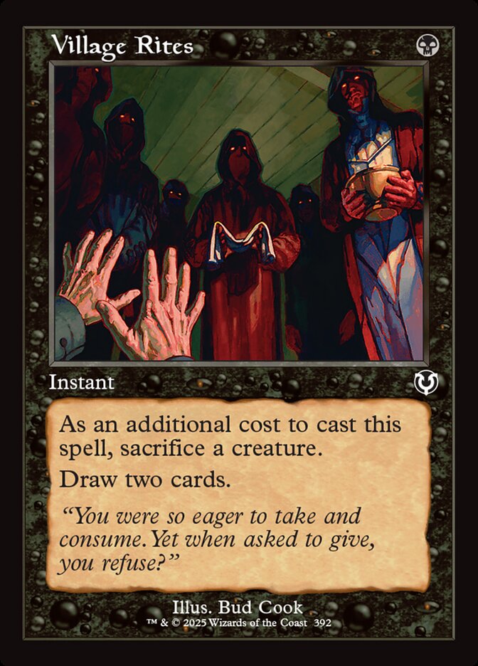 Village Rites Retro Frame 392 (Innistrad Remastered)  - Retro | Good Games Adelaide SA
